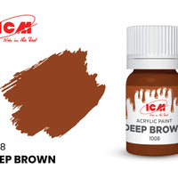 ICM Basic Colours 1008 Deep Brown 12ml