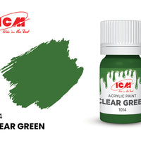 ICM Clear Colours 1014 Clear Green 12ml