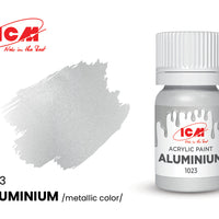 ICM Metallic Colours 1023 Aluminium 12ml