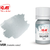 ICM Metallic Colours 1024 Silver 12ml