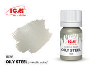 ICM Metallic Colours 1026 Oily Steel 12ml