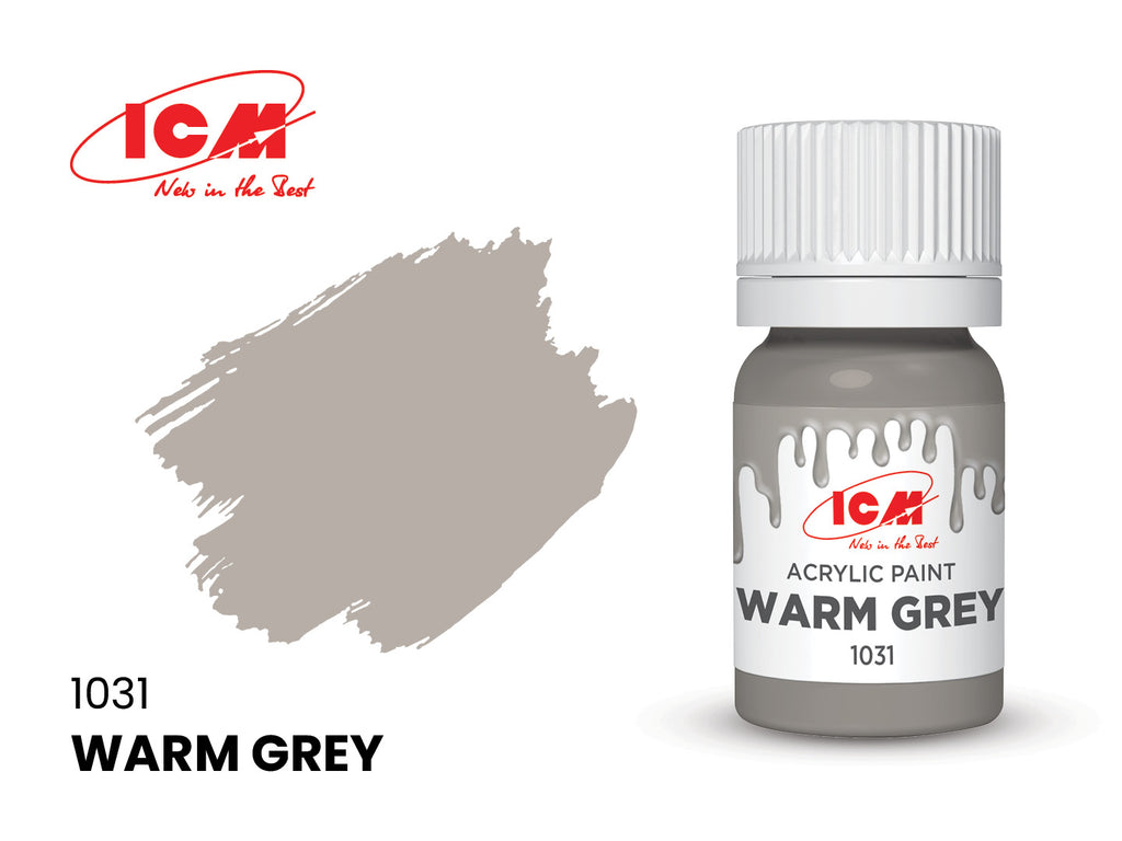 ICM Grey Colours 1031 Warm Grey 12ml