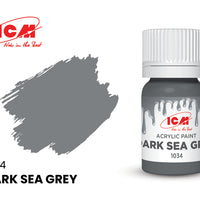 ICM Grey Colours 1034 Dark Sea Grey 12ml