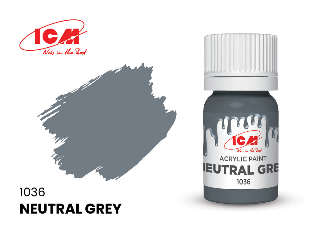 ICM Grey Colours 1036 Neutral Grey 12ml