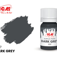 ICM Grey Colours 1037 Dark Grey 12ml