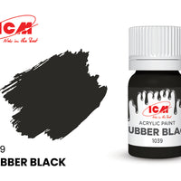 ICM Grey Colours 1039 Rubber Black 12ml