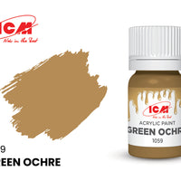 ICM Brown Colours 1059 Green Ochre 12ml