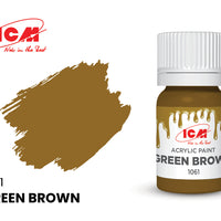 ICM Brown Colours 1061 Green Brown 12ml