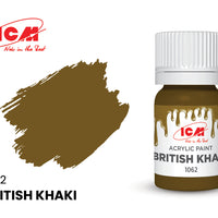 ICM Brown Colours 1062 British Khaki 12ml