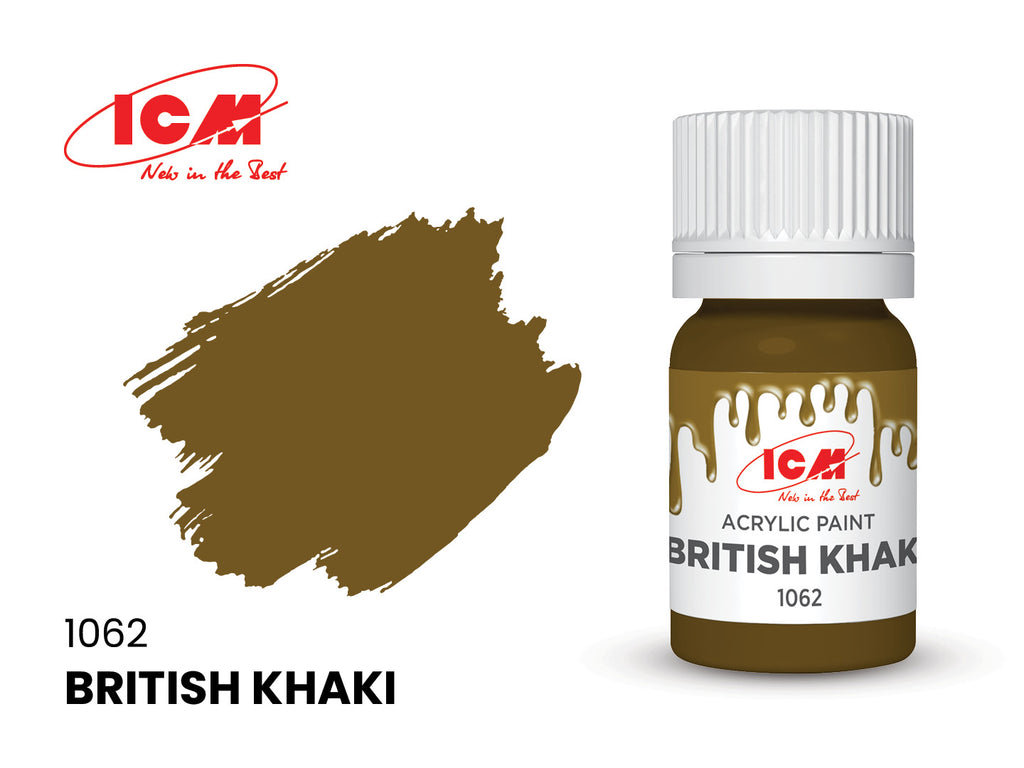 ICM Brown Colours 1062 British Khaki 12ml