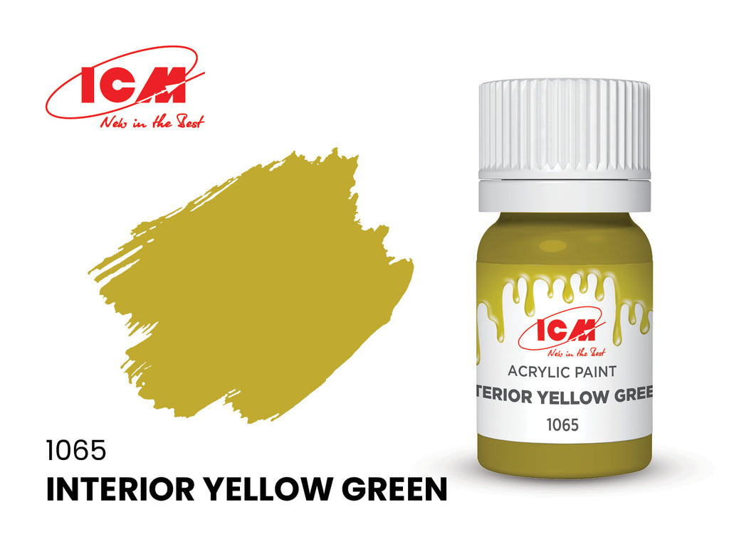 ICM Green Colours 1065 Interior Yellow Green 12ml