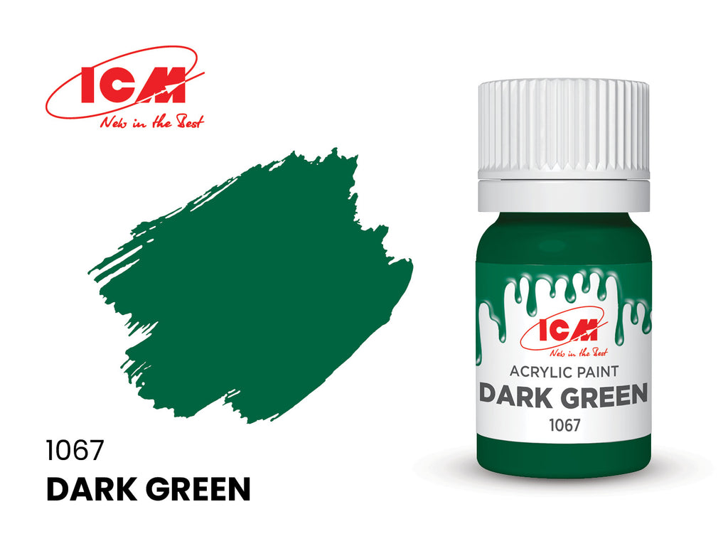 ICM Green Colours 1067 Dark Green 12ml