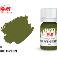 ICM Green Colours 1068 Olive Green 12ml