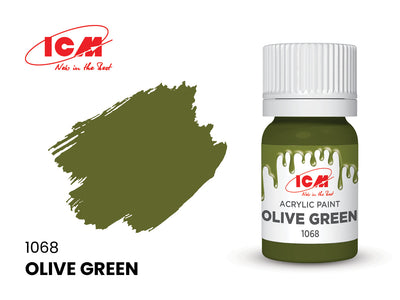 ICM Green Colours 1068 Olive Green 12ml