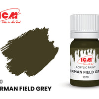 ICM Green Colours 1070 German Field Grey 12ml