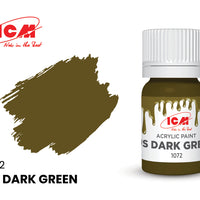 ICM Green Colours 1072 US Dark Green 12ml