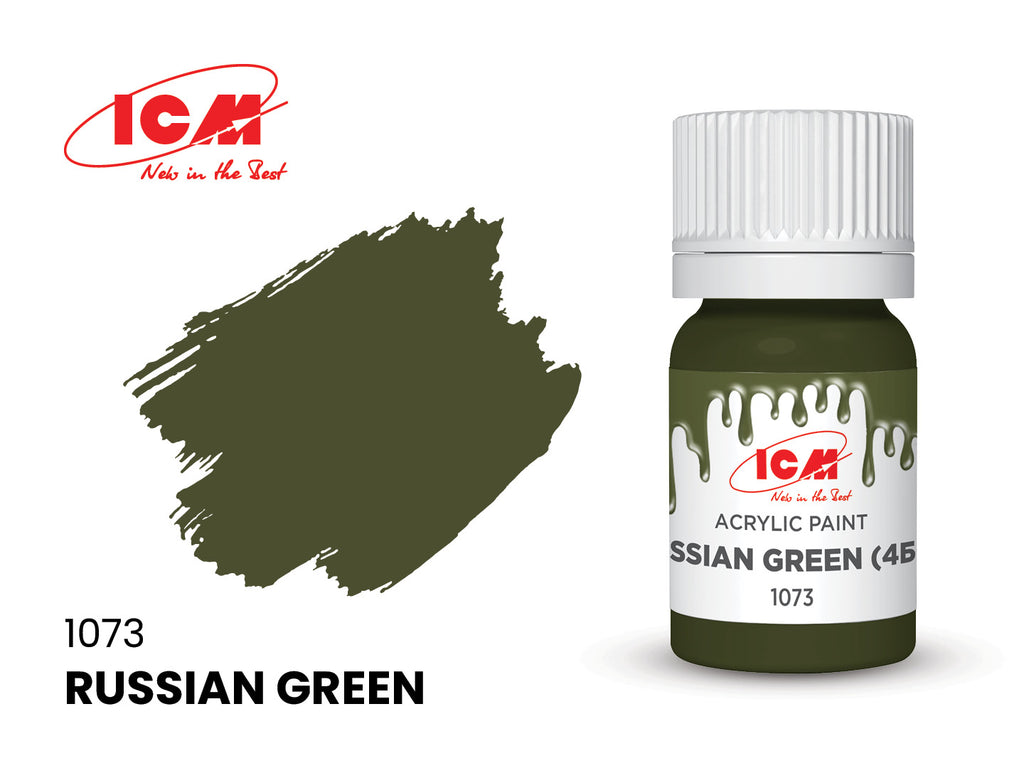 ICM Green Colours 1073 Russian Green 12ml