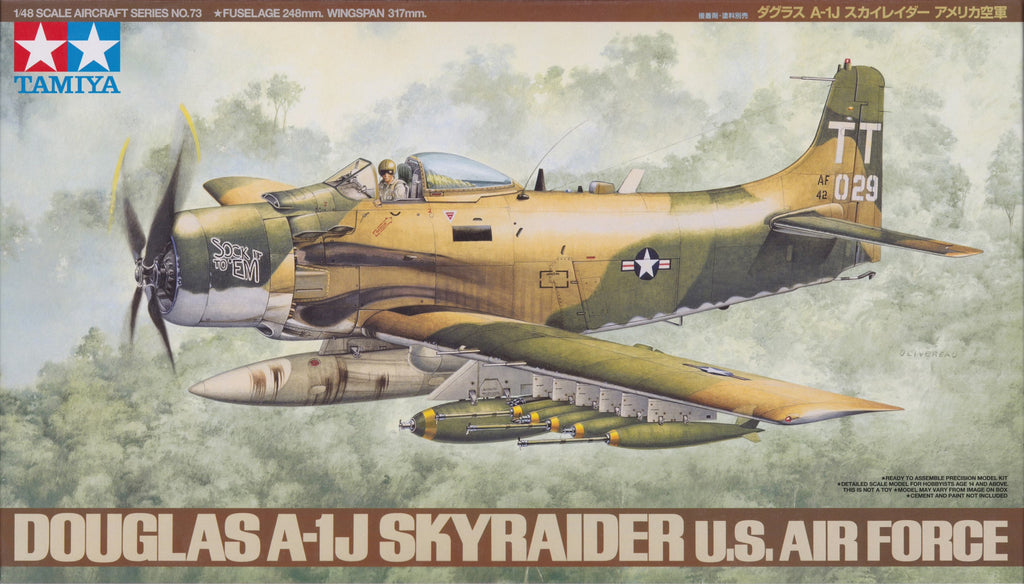 Tamiya 1/48 Douglas A-1J Skyraider 61073