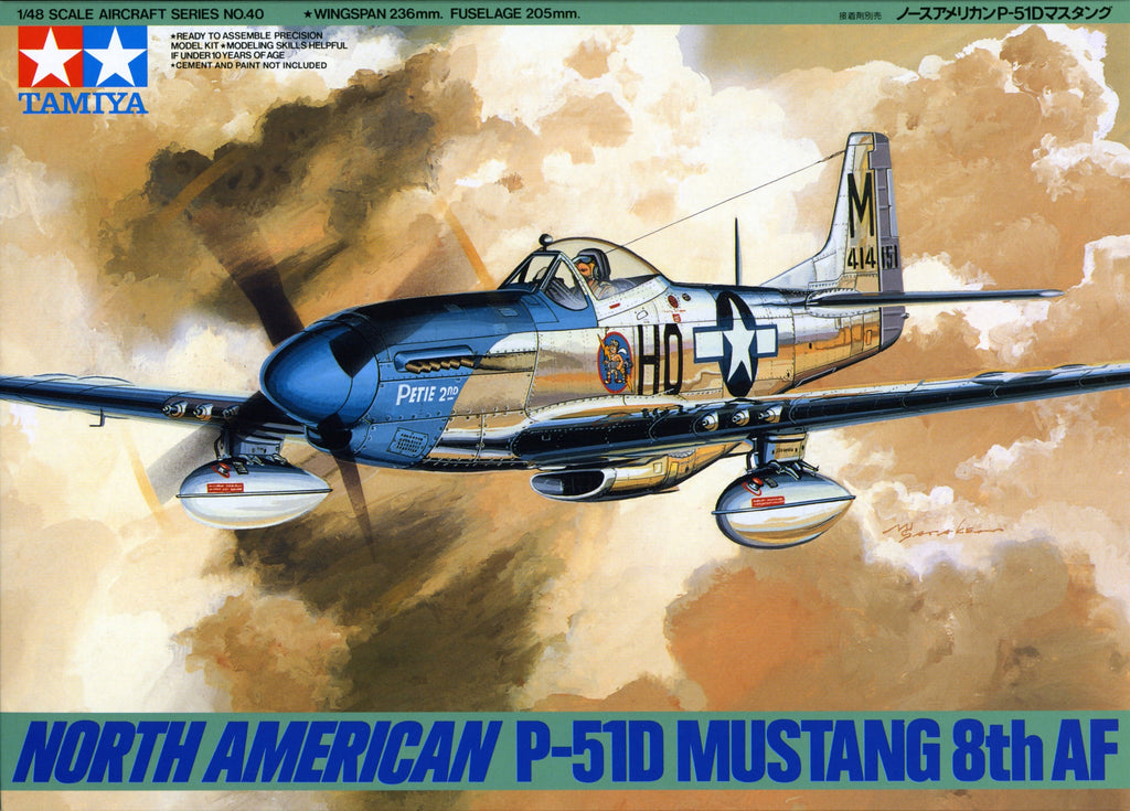 Tamiya 1/48 North American P-51D Mustang 8th AF 61040