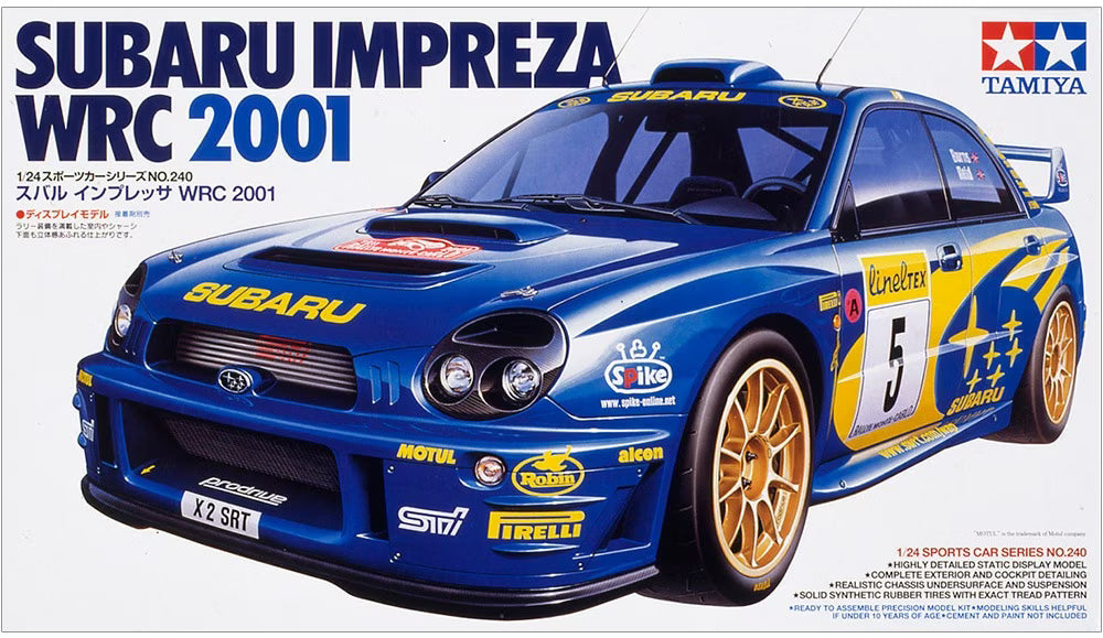 Tamiya 1/24 Subaru Impreza WRC 2001 24240