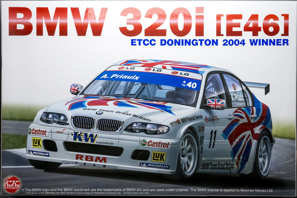 NUNU 1/24 BMW 320I E46 Donington Winner Etcc NU24033