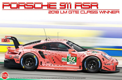 NUNU 1/24 Porsche 911 992 LM 18 Pink Pig NU24040