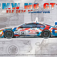 NUNU 1/24 BMW M6 Gt3 2020 Nls Winner NU24042