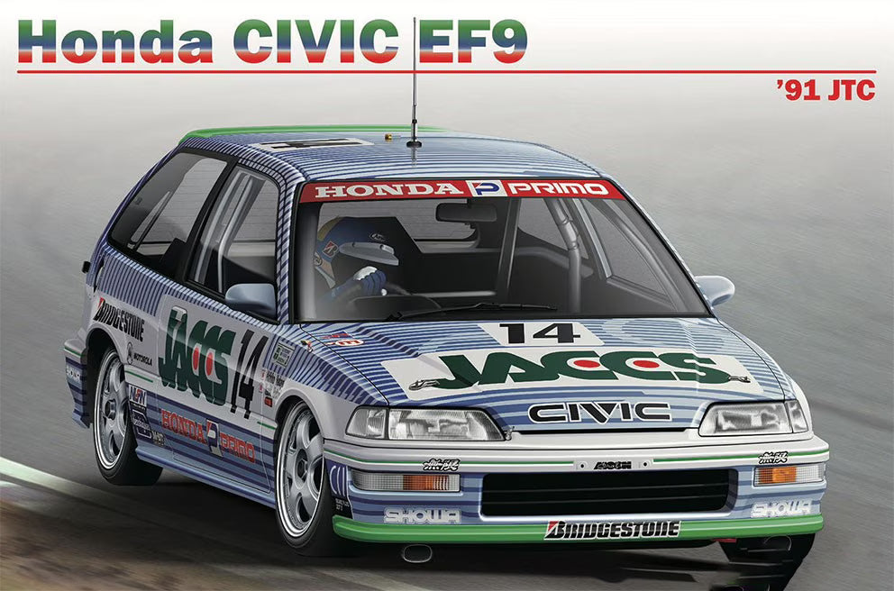 Beemax 1/24 Honda Civic EF9 Gr.A 1991 Jacobs BX24030