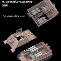 Ryefield Models 1/35 Sturmtiger RM61 L/5.4/38cm w/full interior turret RM5035