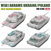 Ryefield Models 1/35 M1A1 ABRAMS UKRAINE/POLAND 2 in 1 Ltd Edition RM5106