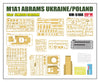 Ryefield Models 1/35 M1A1 ABRAMS UKRAINE/POLAND 2 in 1 Ltd Edition RM5106