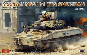 Ryefield Models 1/35 M551A1/ A1(TTS) SHERIDAN 2 in 1 RM5020