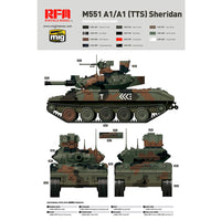 Ryefield Models 1/35 M551A1/ A1(TTS) SHERIDAN 2 in 1 RM5020