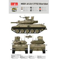 Ryefield Models 1/35 M551A1/ A1(TTS) SHERIDAN 2 in 1 RM5020