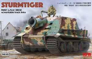 Ryefield Models 1/35 Sturmtiger RM61 L/5.4/38cm w/full interior turret RM5035