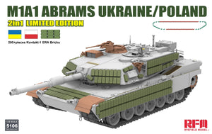 Ryefield Models 1/35 M1A1 ABRAMS UKRAINE/POLAND 2 in 1 Ltd Edition RM5106