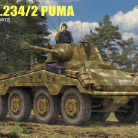 Ryefield Models 1/35 Sd.kfz 234/2 PUMA WITH ENGINE PARTS RM5110