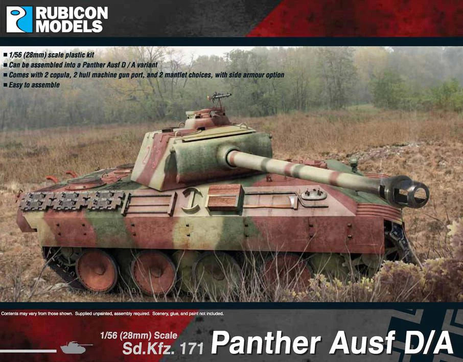 Rubicon Models 1/56 280014 - Panther Ausf D & A