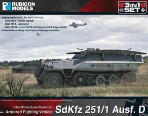 Rubicon Models 1/56 280019 - SdKfz 251D 3-in-1 Set 1