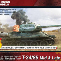 Rubicon Models 1/56 280021 - T-34/85 – Mid & Late War