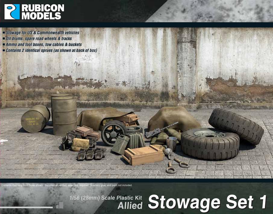 Rubicon Models 1/56 280033 - Allied Stowage Set 1