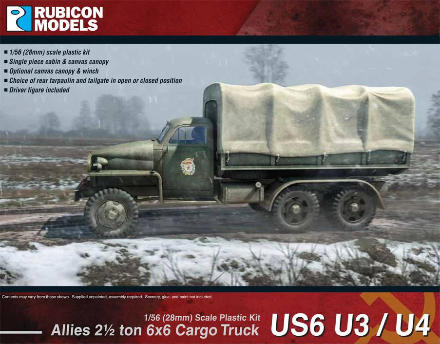 Rubicon Models 1/56 280035 - Allies US6 U3/U4 2½ ton 6x6 Truck