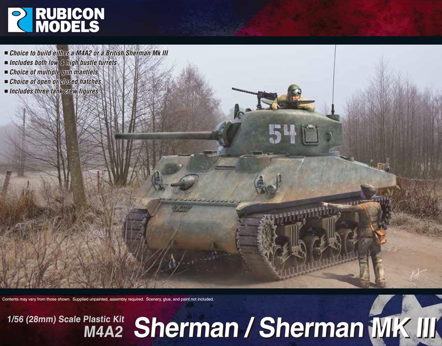 Rubicon Models 1/56 280055 - M4A2 Sherman / Sherman III