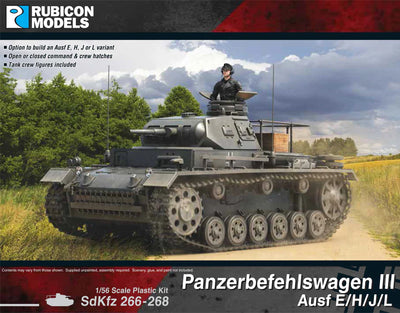 Rubicon Models 1/56 280093 - Panzerbefehlswagen III Ausf E/H/J/L