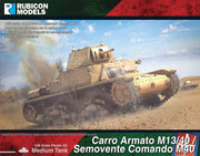 Rubicon Models 1/56 280095 - Carro Armato M13/40 / Semovente Comando M40