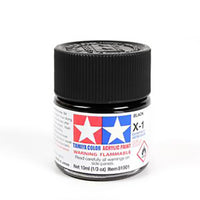 Tamiya 10ml Acrylic Paint X-1 Black