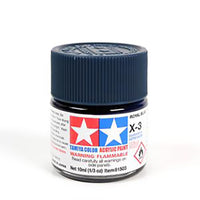 Tamiya 10ml Acrylic Paint X-3 Royal Blue