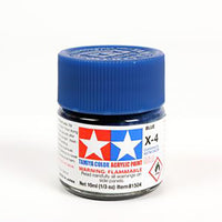 Tamiya 10ml Acrylic Paint X-4 Blue