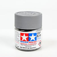 Tamiya 10ml Acrylic Paint X-11 Chrome Silver