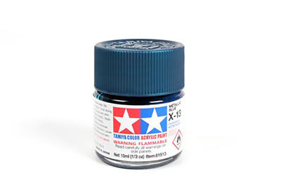 Tamiya 10ml Acrylic Paint X-13 Metallic Blue